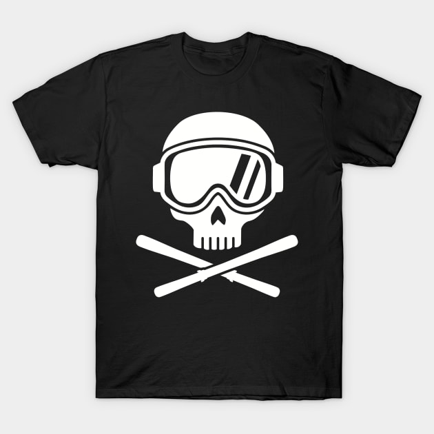 Ski skull T-Shirt by Designzz